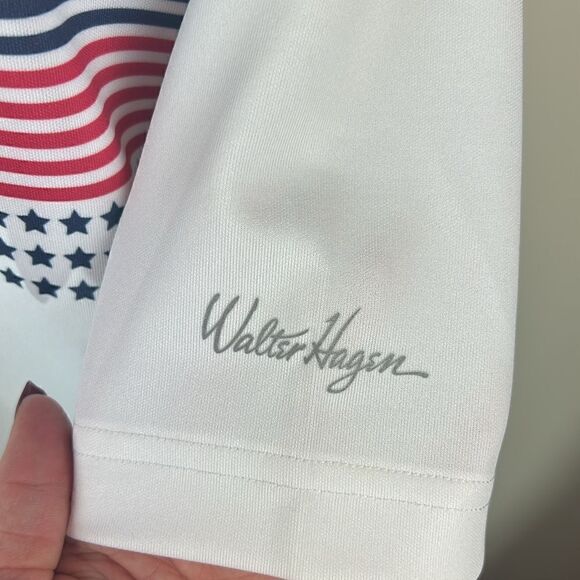 NWT Walter Hagen American Flag Golf polo size small - Picture 6 of 8